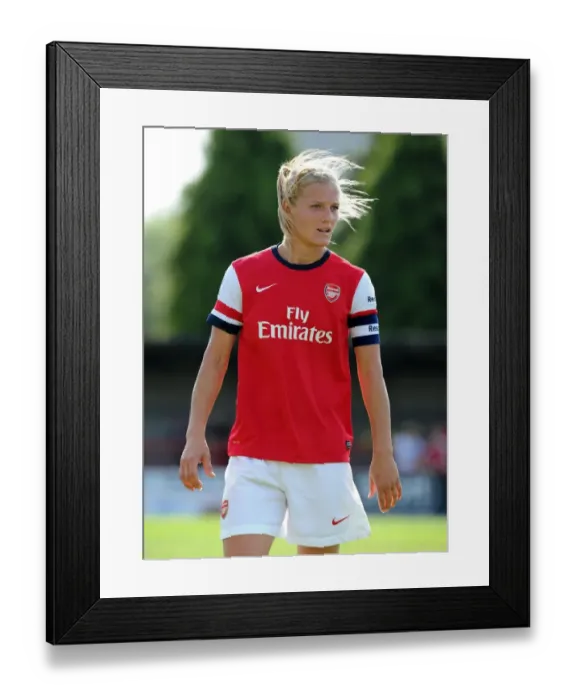 Framed Print : Katie Chapman in Action: Arsenal Ladies vs. Lincoln Ladies (FA WSL 2012-13)