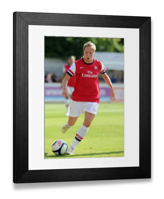 Framed Print : Gemma Davison in Action: Arsenal vs. Lincoln Ladies, FA WSL Showdown (2012)