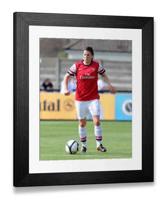 Framed Print : Arsenal's Niamh Fahey in Action against Lincoln Ladies in FA WSL Match