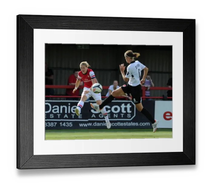 Framed Print : Arsenal vs. Lincoln Ladies: A Tense FA WSL Showdown - Ellen White and Casey Stoney Lock Horns Framed Print : Arsenal vs. Lincoln Ladies: A Tense FA WSL Showdown - Ellen White and Casey Stoney Lock Horns