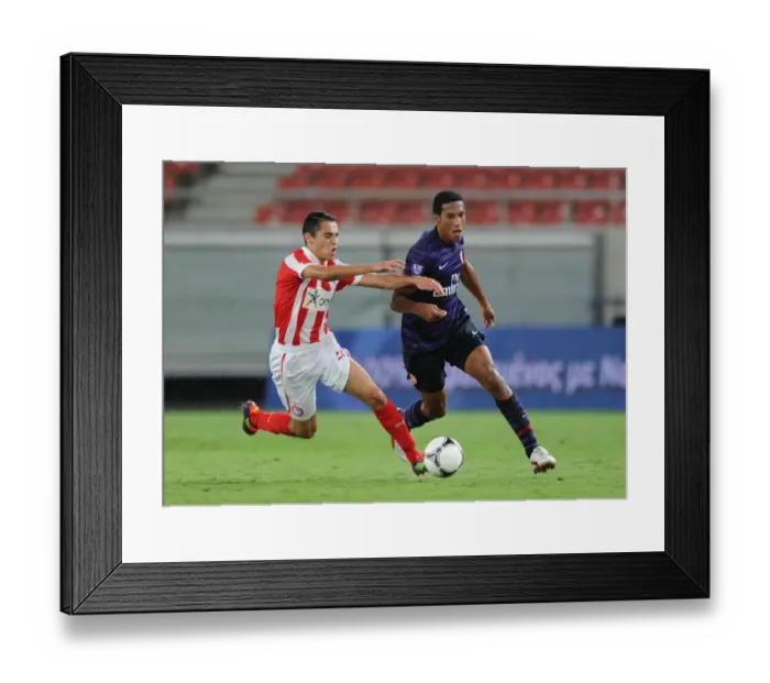 Framed Print : Clash of Young Talents: Isaac Hayden vs. Dimitris Rikspun - Olympiacos U19 vs. Arsenal U19 (NextGen Series 2012) Framed Print : Clash of Young Talents: Isaac Hayden vs. Dimitris Rikspun - Olympiacos U19 vs. Arsenal U19 (NextGen Series 2012)