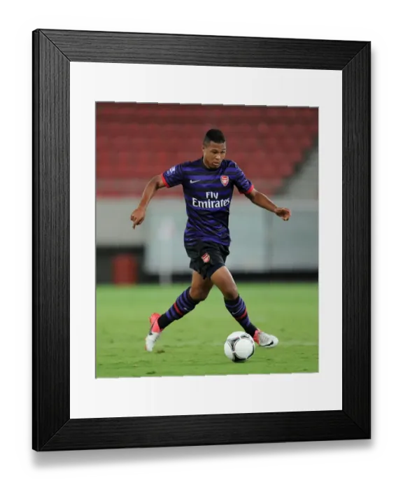 Framed Print : Serge Gnabry's Star Performance: Olympiacos vs. Arsenal in NextGen Series