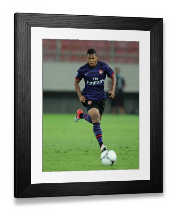 Framed Print : Serge Gnabry (Arsenal). Olympiacos U19 2: 0 Arsenal U19. NextGen Series Framed Print : Serge Gnabry (Arsenal). Olympiacos U19 2: 0 Arsenal U19. NextGen Series