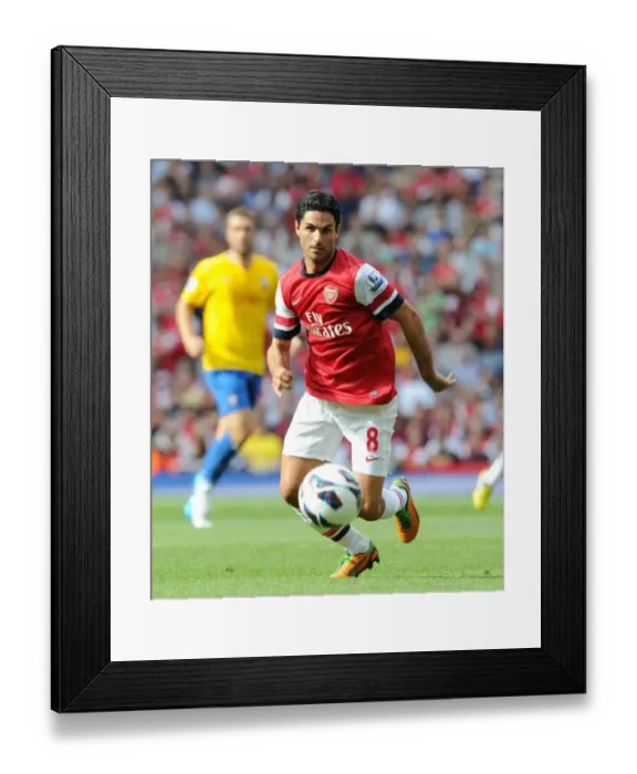 Framed Print : Arsenal's Dominant Victory: Mikel Arteta Leads Arsenal to a 6-1 Win over Southampton in the Premier League (15 / 9 / 12, Emirates Stadium)