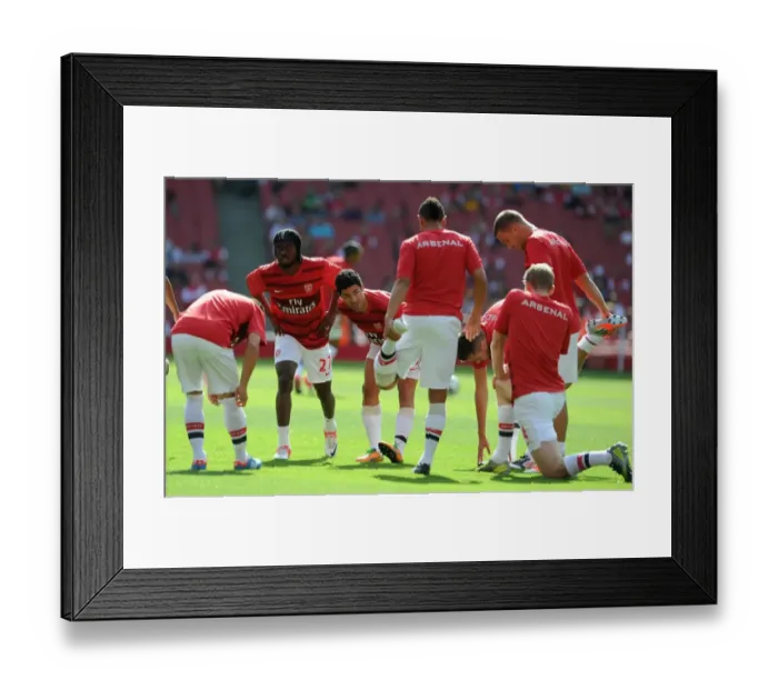 Framed Print : Mikel Arteta (Arsenal). Arsenal 6: 1 Southampton. Barclays Premier League Framed Print : Mikel Arteta (Arsenal). Arsenal 6: 1 Southampton. Barclays Premier League