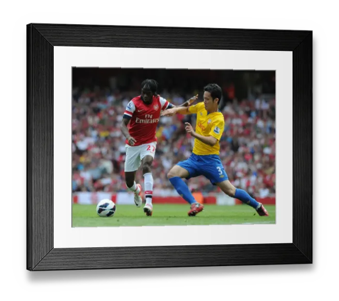 Framed Print : Gervinho's Brace: Arsenal's Dominant 6-1 Win Over Southampton (Premier League, 2012-13)