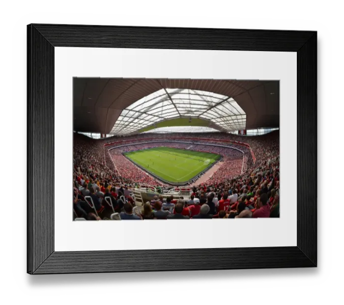 Framed Print : Arsenal's Triumph: 6-1 Over Southampton in the Premier League at Emirates Stadium