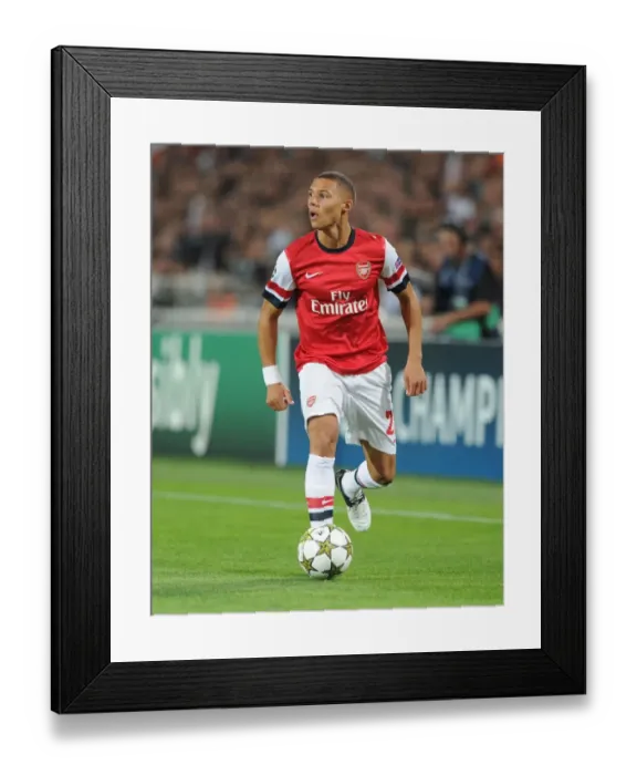 Framed Print : Kieran Gibbs in Action: Montpellier v Arsenal, UEFA Champions League 2012-13 Framed Print : Kieran Gibbs in Action: Montpellier v Arsenal, UEFA Champions League 2012-13