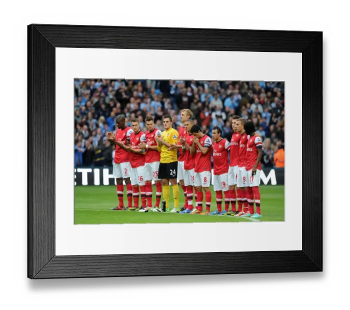 Framed Print : Manchester Derby: Unity in Mourning - Arsenal and Manchester City Honor Fallen Policewomen (23 / 9 / 12) Framed Print : Manchester Derby: Unity in Mourning - Arsenal and Manchester City Honor Fallen Policewomen (23 / 9 / 12)