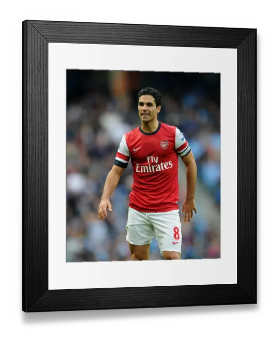 Framed Print : Mikel Arteta's Battle: Manchester City 1-1 Arsenal - Premier League Rivalry Framed Print : Mikel Arteta's Battle: Manchester City 1-1 Arsenal - Premier League Rivalry