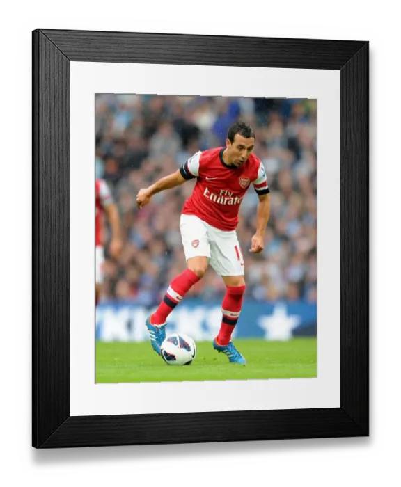 Framed Print : Santi Cazorla Stalemate: Manchester City vs. Arsenal, Premier League, Etihad Stadium, 23 / 9 / 12