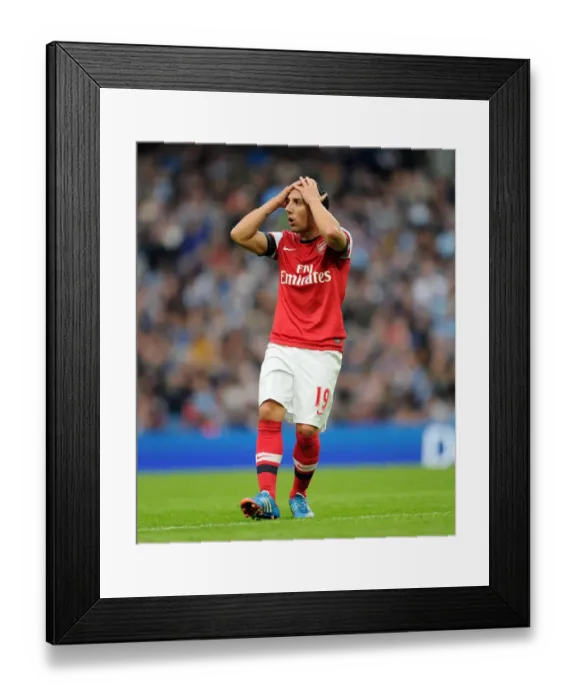 Framed Print : Santi Cazorla's Battle: Arsenal vs. Manchester City (2012-13) - The Draw at Etihad Stadium Framed Print : Santi Cazorla's Battle: Arsenal vs. Manchester City (2012-13) - The Draw at Etihad Stadium