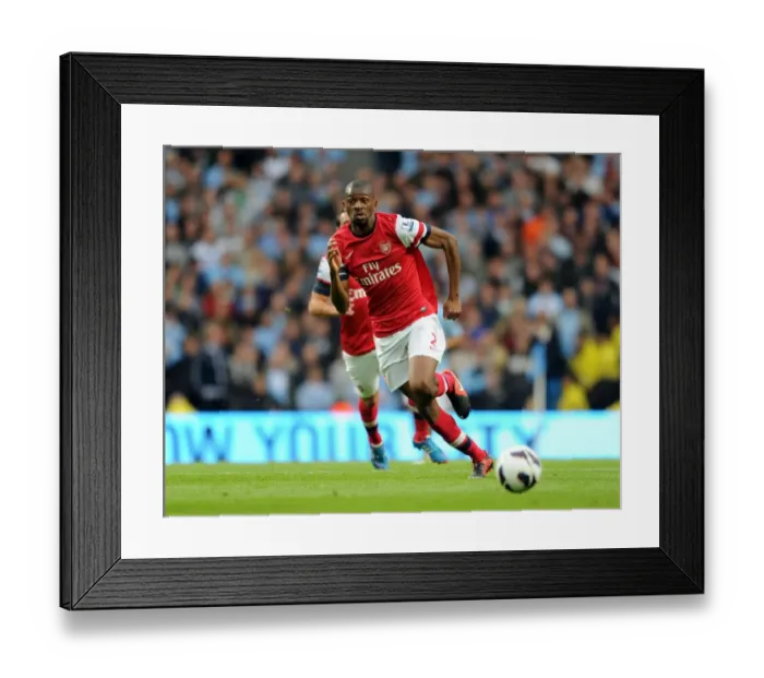 Framed Print : Arsenal's Abou Diaby at Etihad Stadium: Manchester City vs Arsenal - Premier League 2012 / 13: 1-1 Draw Framed Print : Arsenal's Abou Diaby at Etihad Stadium: Manchester City vs Arsenal - Premier League 2012 / 13: 1-1 Draw