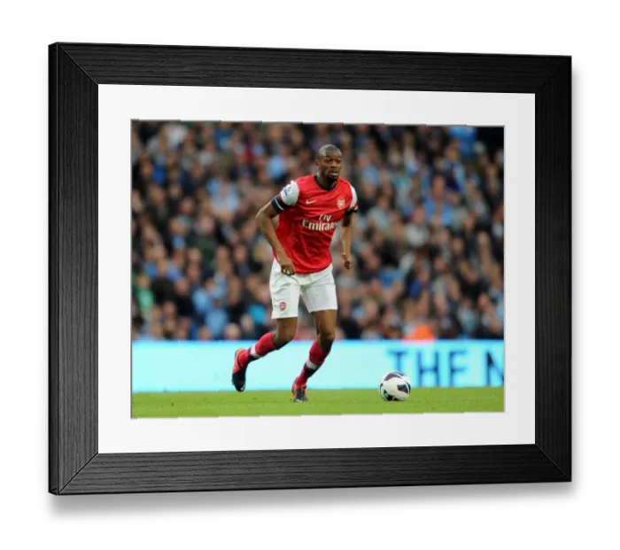 Framed Print : Abou Diaby's Stalemate: Manchester City vs. Arsenal, Premier League 2012-13