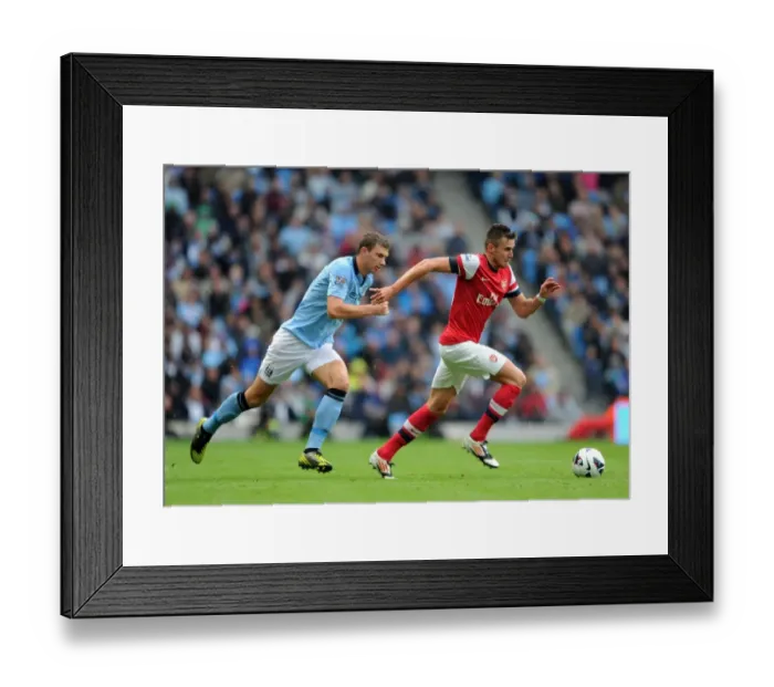 Framed Print : Manchester City vs Arsenal: Jenkinson vs Dzeko - 1-1 Stalemate in the Premier League Framed Print : Manchester City vs Arsenal: Jenkinson vs Dzeko - 1-1 Stalemate in the Premier League