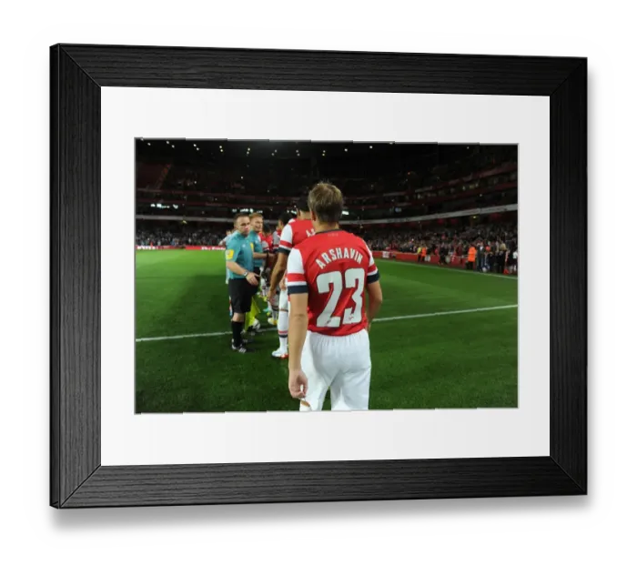 Framed Print : Andrey Arshavin in Action for Arsenal against Coventry City - Capital One Cup 2012-13