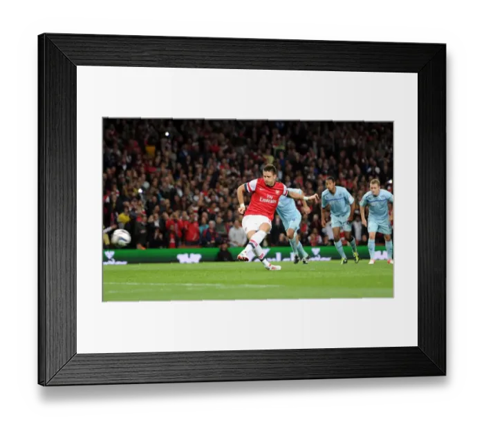 Framed Print : Olivier Giroud (Arsenal) misses a penalty. Arsenal 6: 1 Coventry City. Capital One League Cup Framed Print : Olivier Giroud (Arsenal) misses a penalty. Arsenal 6: 1 Coventry City. Capital One League Cup