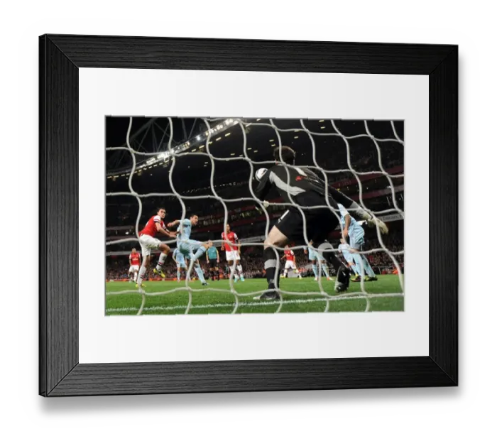Framed Print : Ignasi Miquel Scores Arsenal's Fifth Goal vs. Coventry City in Capital One Cup Framed Print : Ignasi Miquel Scores Arsenal's Fifth Goal vs. Coventry City in Capital One Cup
