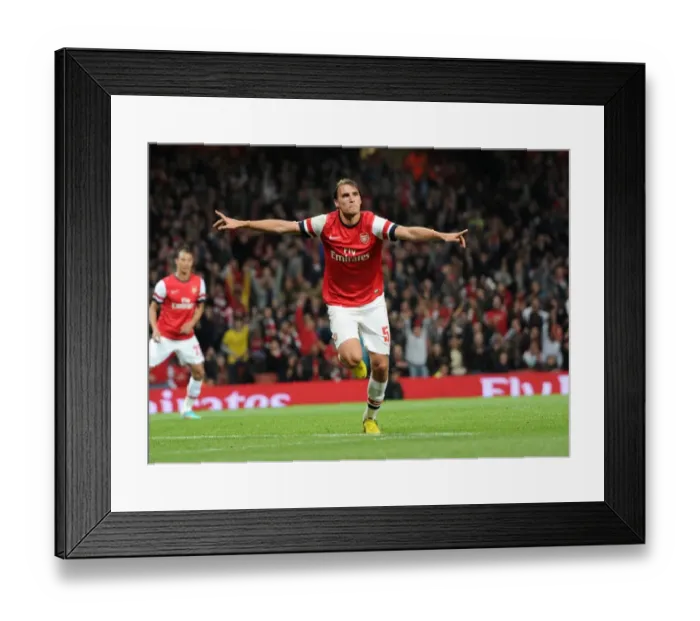 Framed Print : Ignasi Miquel's Fifth Goal: Arsenal's Triumph over Coventry City in Capital One Cup