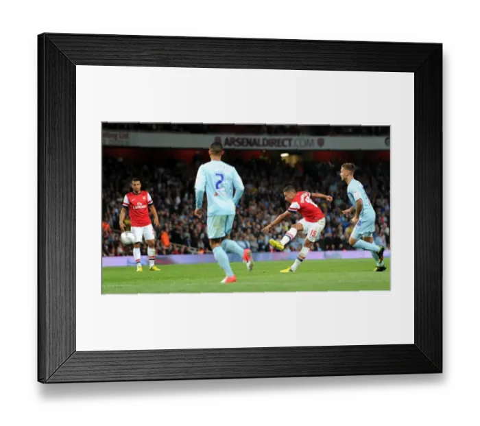 Framed Print : Alex Oxlade-Chamberlain Scores Arsenal's Second Goal Against Coventry City in Capital One Cup Match, 2012-13 Framed Print : Alex Oxlade-Chamberlain Scores Arsenal's Second Goal Against Coventry City in Capital One Cup Match, 2012-13
