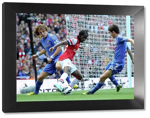 Gervinho (Arsenal) David Luiz and Oscar (Chelsea). Arsenal 1: 2 Chelsea