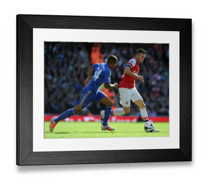 Framed Print : Arsenal vs. Chelsea: Jenkinson vs. Bertrand - Premier League Showdown (2012-13) Framed Print : Arsenal vs. Chelsea: Jenkinson vs. Bertrand - Premier League Showdown (2012-13)