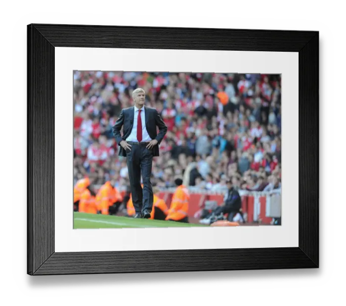 Framed Print : Arsene Wenger vs. Chelsea: Arsenal's Premier League Showdown with the Legendary Manager (2012-13)