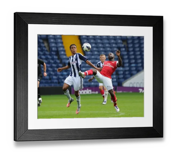 Framed Print : Emmanuel Frimpong vs Mani O'Sullivan: Clash in the Barclays Under-21 League