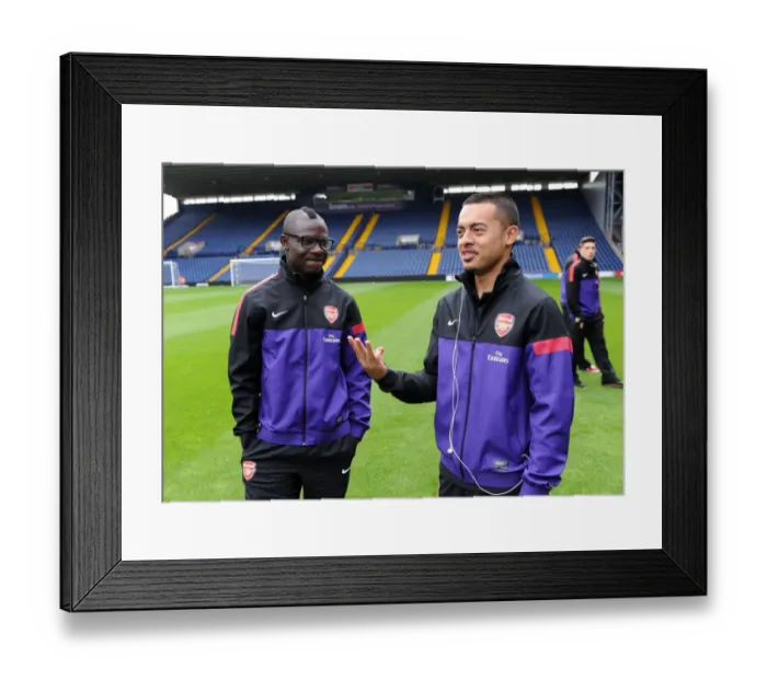 Framed Print : Emmanuel Frimpong and Nico Yennaris (Arsenal). West Bromwich Albion U21 1: 0 Arsenal U21