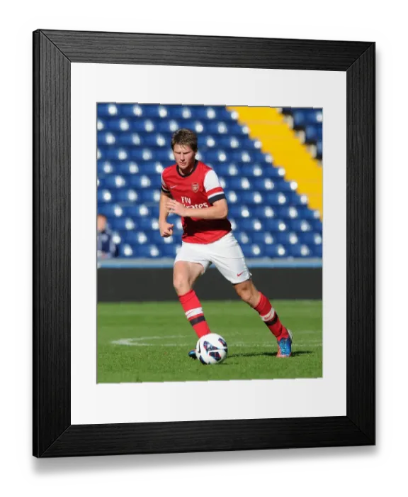 Framed Print : Sead Hajrovic (Arsenal). West Bromwich Albion U21 1: 0 Arsenal U21. Barclays Premier U21 League