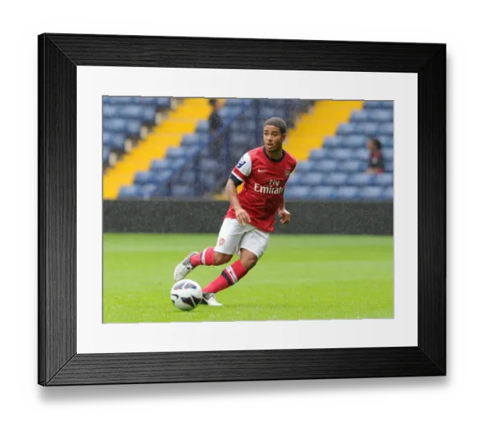 Framed Print : Jernade Meade (Arsenal). West Bromwich Albion U21 1: 0 Arsenal U21. Barclays Premier U21 League
