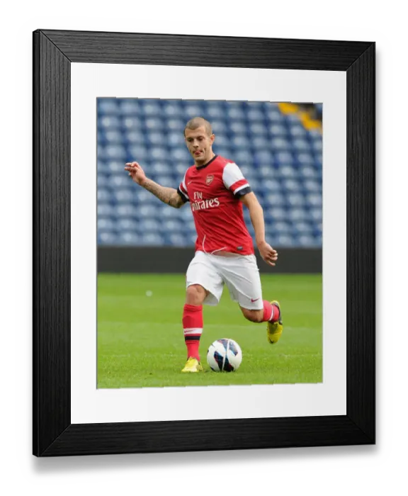 Framed Print : Jack Wilshere Shines: Arsenal U21s Triumph Over West Bromwich Albion Framed Print : Jack Wilshere Shines: Arsenal U21s Triumph Over West Bromwich Albion