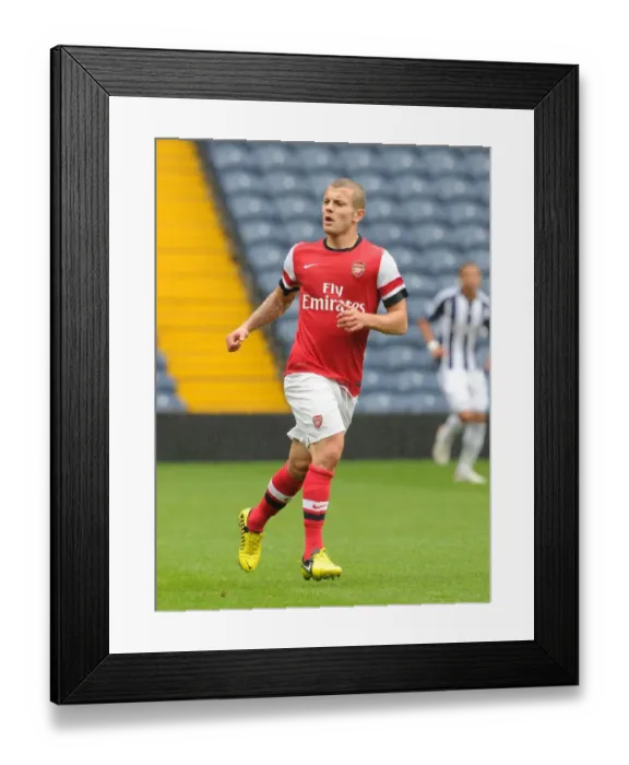 Framed Print : Jack Wilshere Shines: Arsenal U21 Triumphs Over West Bromwich Albion U21 in Barclays Premier U21 League