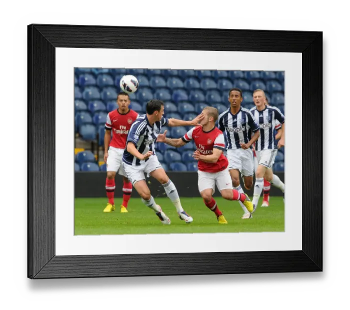 Framed Print : Jack Wilshere (Arsenal) George Thorne (WBA). West Bromwich Albion U21 1: 0 Arsenal U21 Framed Print : Jack Wilshere (Arsenal) George Thorne (WBA). West Bromwich Albion U21 1: 0 Arsenal U21