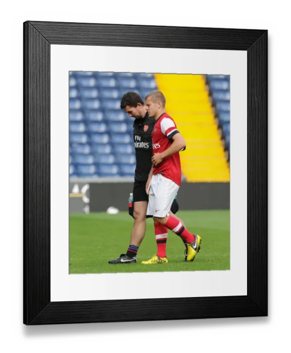Framed Print : Nico Yennaris (Arsenal) and Alastair Thrush the Yth Physio. West Bromwich Albion U21 1 Framed Print : Nico Yennaris (Arsenal) and Alastair Thrush the Yth Physio. West Bromwich Albion U21 1