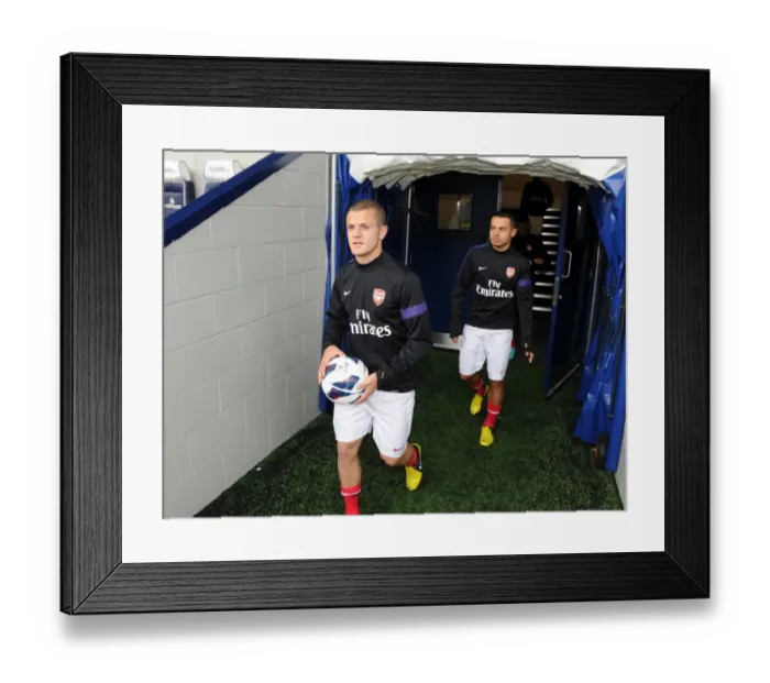 Framed Print : Jack Wilshere and Nico Yennaris Lead Arsenal U21 to Victory over West Bromwich Albion U21