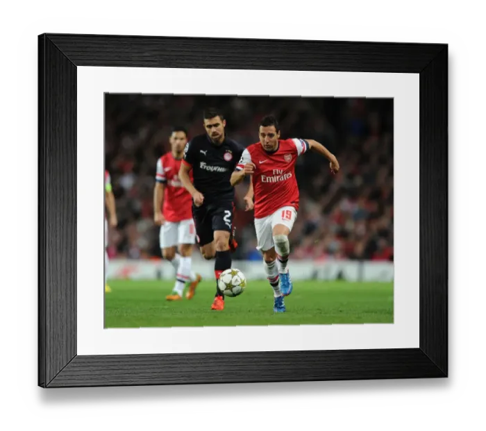 Framed Print : Santi Cazorla's Masterclass: Outsmarting Giannis Maniatis in Arsenal's UEFA Champions League Victory, 2012 Framed Print : Santi Cazorla's Masterclass: Outsmarting Giannis Maniatis in Arsenal's UEFA Champions League Victory, 2012