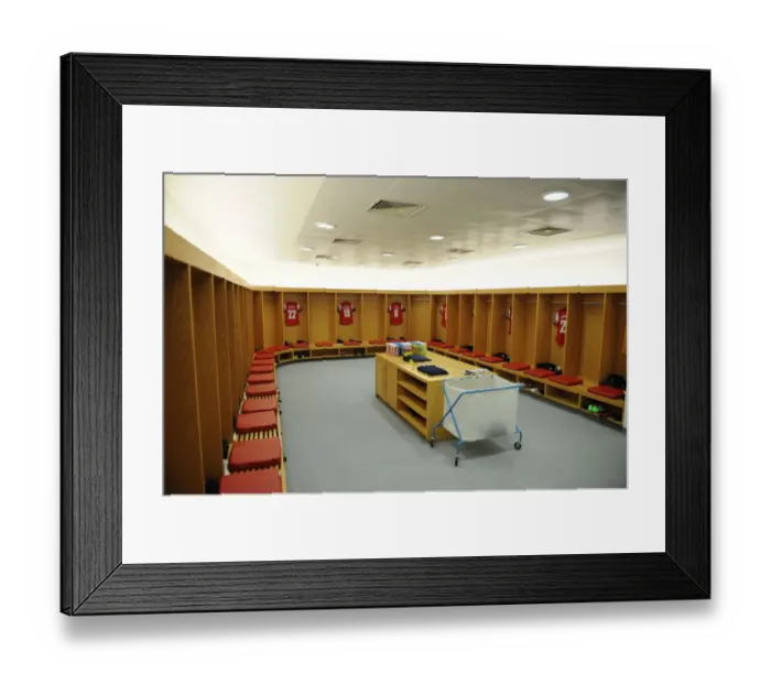Framed Print : The Unity of Arsenal: Arsenal FC's Huddle Before Battle against Olympiacos (UEFA Champions League, 2012-13)
