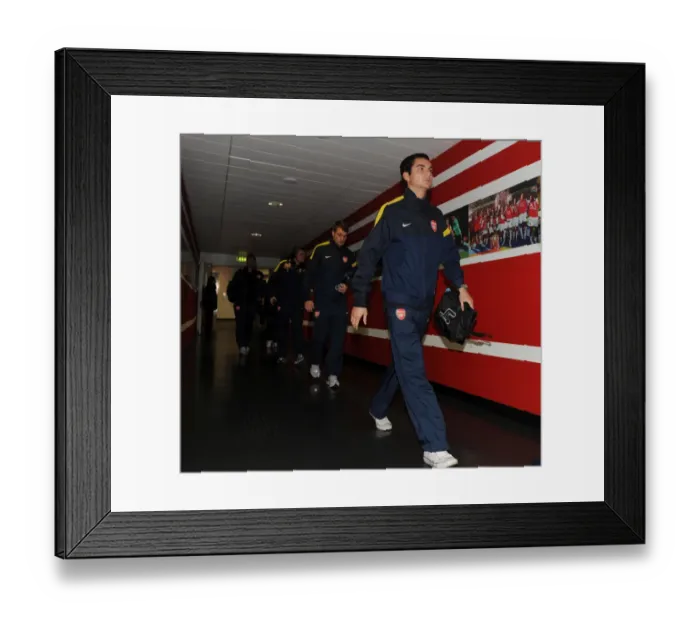 Framed Print : Arsenal's James Shea Shines in 3-1 UEFA Champions League Victory over Olympiacos