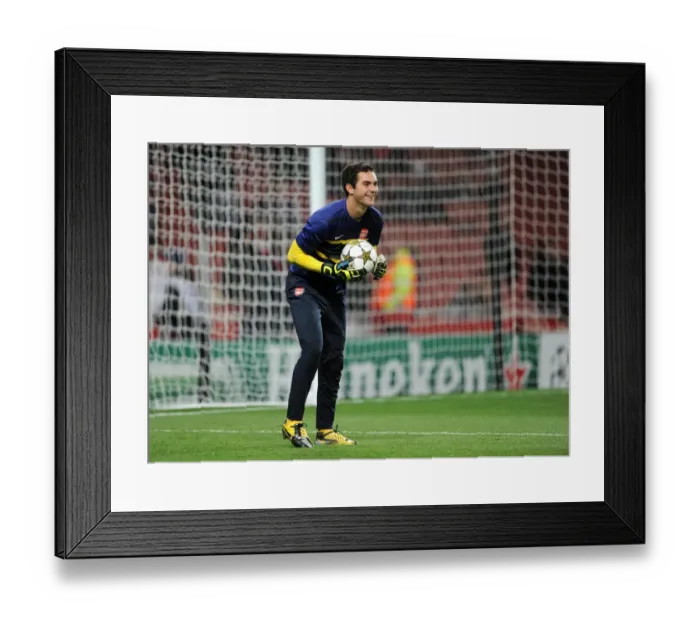 Framed Print : Arsenal Triumphs 3-1 over Olympiacos: James Shea's Unforgettable UEFA Champions League Night at Emirates Stadium Framed Print : Arsenal Triumphs 3-1 over Olympiacos: James Shea's Unforgettable UEFA Champions League Night at Emirates Stadium