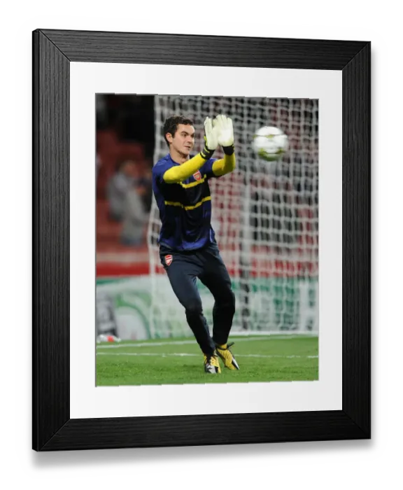 Framed Print : Arsenal's James Shea in Action: 3-1 Victory over Olympiacos in UEFA Champions League Group B Framed Print : Arsenal's James Shea in Action: 3-1 Victory over Olympiacos in UEFA Champions League Group B