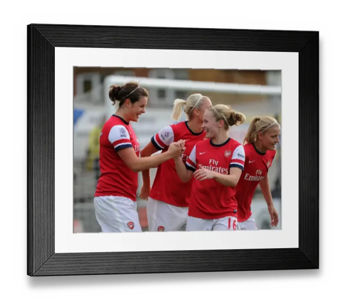 Framed Print : Arsenal Ladies FC: Beattie and Little Score in Champions League Showdown vs Barcelona Framed Print : Arsenal Ladies FC: Beattie and Little Score in Champions League Showdown vs Barcelona
