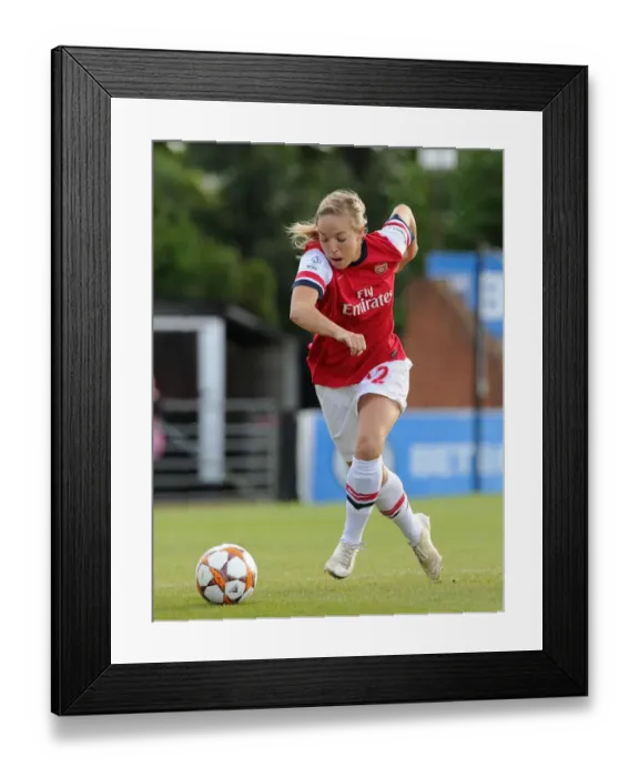 Framed Print : Gemma Davison (Arsenal). Arsenal Ladies 4: 0 Barcelona. UEFA Womens Champions League Framed Print : Gemma Davison (Arsenal). Arsenal Ladies 4: 0 Barcelona. UEFA Womens Champions League