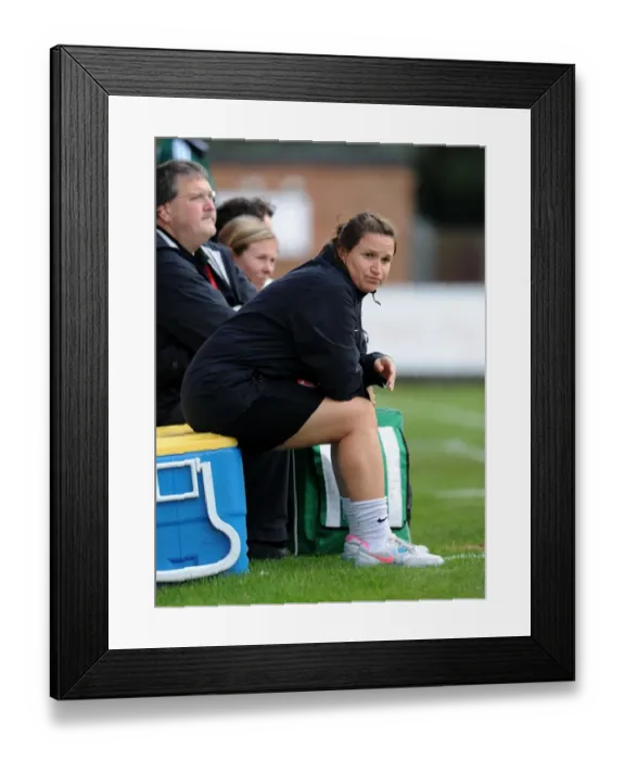 Framed Print : Arsenal Ladies FC vs Barcelona: Laura Harvey Leads in UEFA Women's Champions League (2012-13) Framed Print : Arsenal Ladies FC vs Barcelona: Laura Harvey Leads in UEFA Women's Champions League (2012-13)