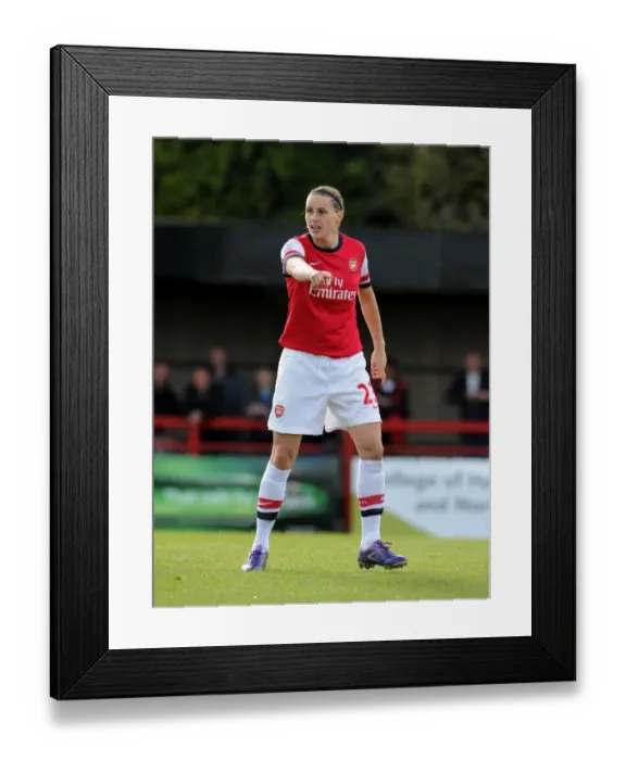 Framed Print : Kelly Smith in Action: Arsenal Ladies vs. Barcelona, UEFA Women's Champions League 2012-13 Framed Print : Kelly Smith in Action: Arsenal Ladies vs. Barcelona, UEFA Women's Champions League 2012-13