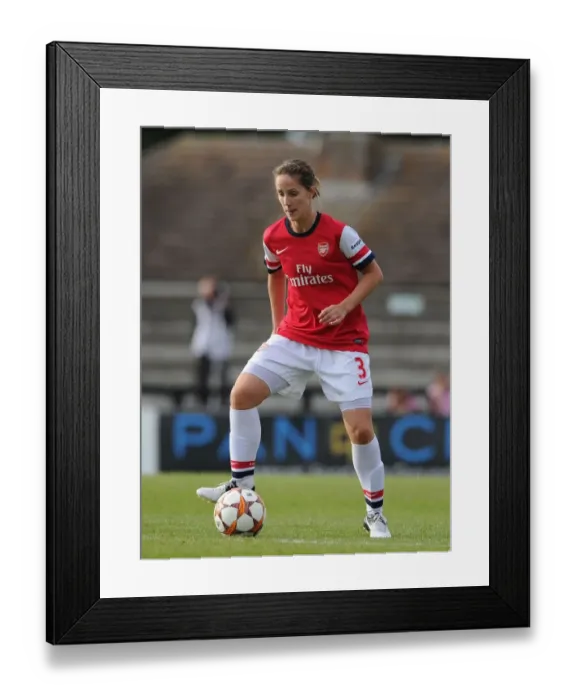 Framed Print : Arsenal's Yvonne Tracy in Action against Barcelona (UEFA Women's Champions League 2012-13) Framed Print : Arsenal's Yvonne Tracy in Action against Barcelona (UEFA Women's Champions League 2012-13)