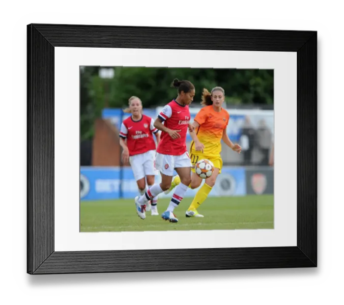 Framed Print : Rachel Yankey (Arsenal) Alexia Putellas (Barcelona). Arsenal Ladies 4: 0 Barcelona Framed Print : Rachel Yankey (Arsenal) Alexia Putellas (Barcelona). Arsenal Ladies 4: 0 Barcelona