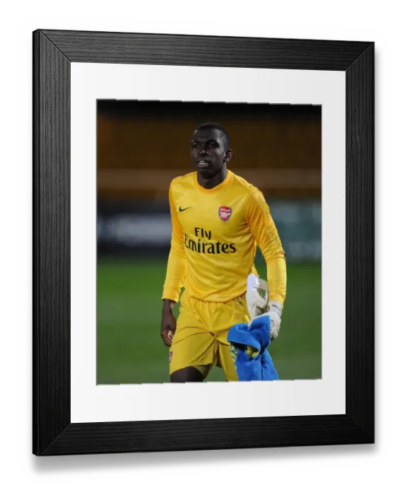Framed Print : Reice Charles-Cook (Arsenal). Arsenal U19 0: 0 Olympiacos U19. NextGen Series