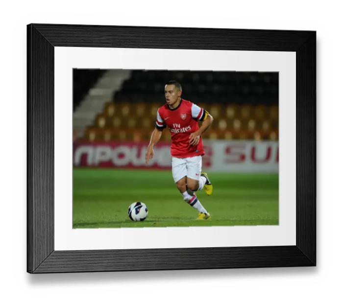 Framed Print : Nico Yennaris (Arsenal). Arsenal U19 0: 0 Olympiacos U19. NextGen Series Framed Print : Nico Yennaris (Arsenal). Arsenal U19 0: 0 Olympiacos U19. NextGen Series