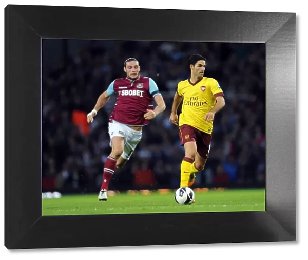 Mikel Arteta Outpaces Andy Carroll: West Ham vs Arsenal, Premier League 2012-13
